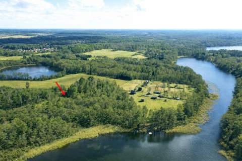 Działka nad jeziorem Winiec - 1096 m2