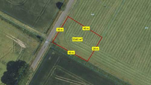 Działka budowlana Bzinica Nowa 1161m2