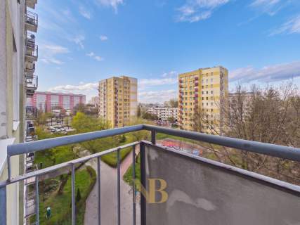 2 pokoje z balkonem Saska Kępa Międzynarodowa Widok na