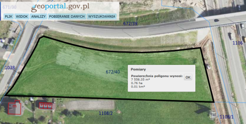 Działka pod zabudowę jednorodzinną