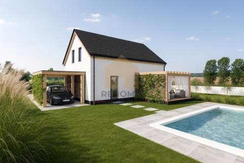 Ekologiczny domek 90m2/ ogród/ taras/ działka 10ar