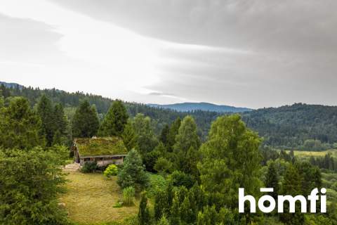 Działka nad Sanem w Bieszczadach
