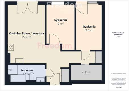 3-pokojowe mieszkanie parter os. Południe 59m2.