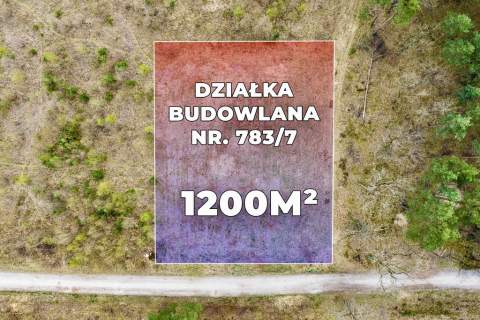 Działka budowlana w bezpośrednim sąsiedztwie lasu