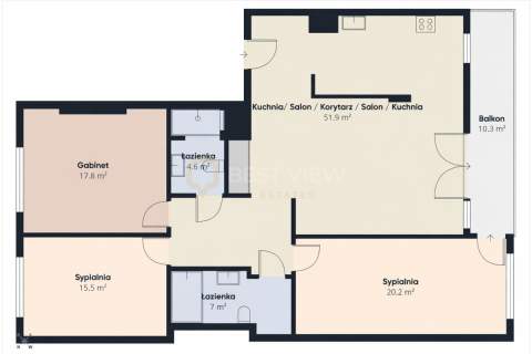 Ostoja Wilanów Balkon 10m2 2 miejsca
