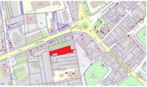 Nieruchomość inwestycyjna w ścisłym centrum miasta z dużą dział