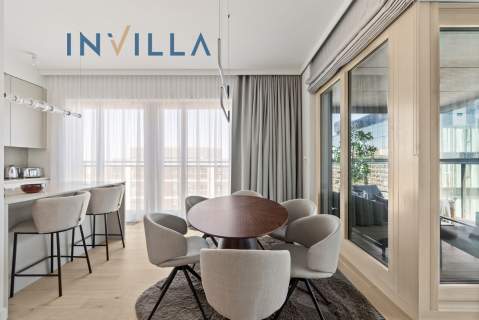 Nowoczesny apartament w Mennica Residence, centrum