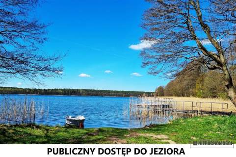 Działka budowlana blisko jeziora Dołgie.