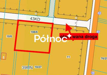 Działka przy ul. Świerkowej w Okszowie - 3004m2