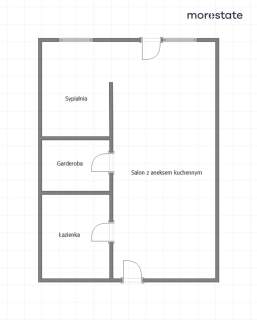 1pok. na Kozłówce/34m2