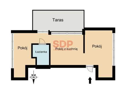 TARAS 21m2, mieszkanie na Krzykach