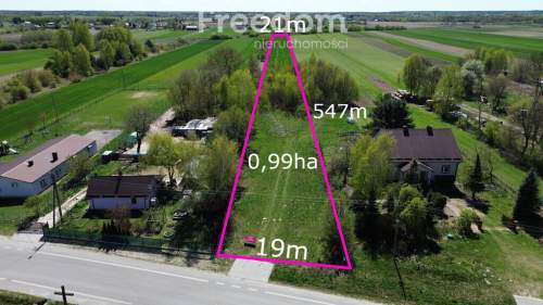0,99 ha Brzeźnica Bychawska Wniosek o WZ