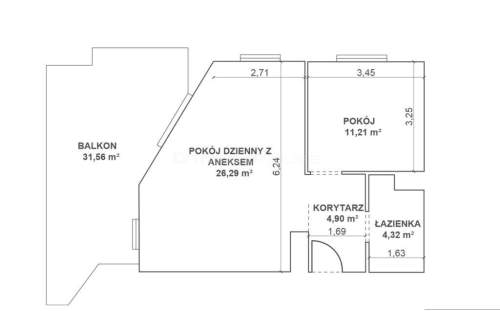 WIDOKOWY APARTAMENT Z LUKSUSOWYM TARASEM 32M2