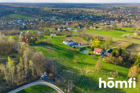 Działka z WZ Projekt domu Panoramiczny widok