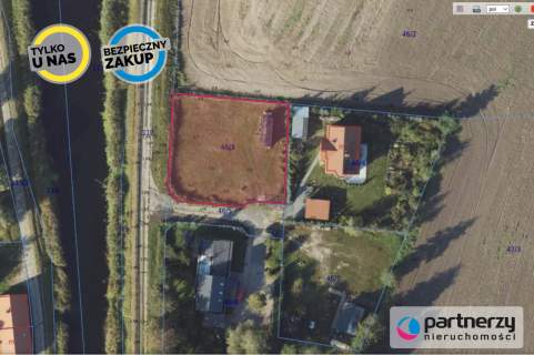 Gmina Cedry Wielkie - Gotowa Działka Budowlana