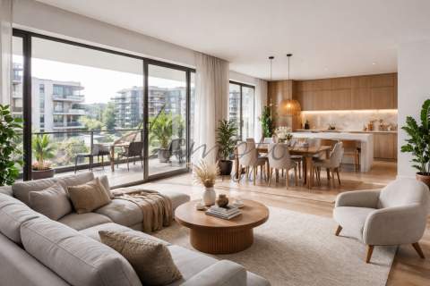 Nowoczesny Apartament 61,1 m 3 Pokoje Balkon