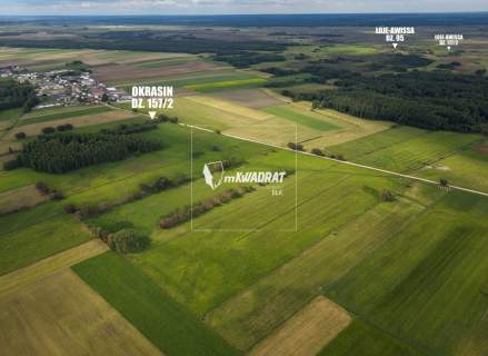 Działka na sprzedaż, 11800 m2, Okrasin