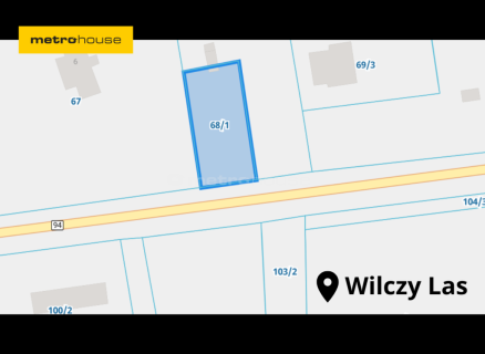 Działka 12 arów - Wilczy Las