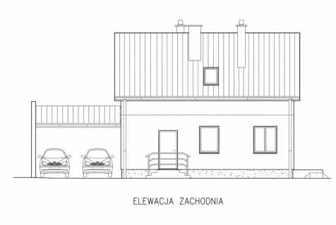 Uzbrojona działka z projektem domu i przyłączami 