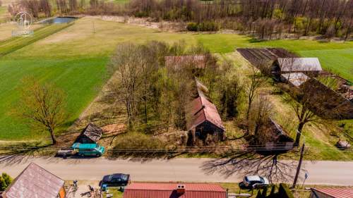Działka między Biebrzą a Puszczą Knyszyńską.