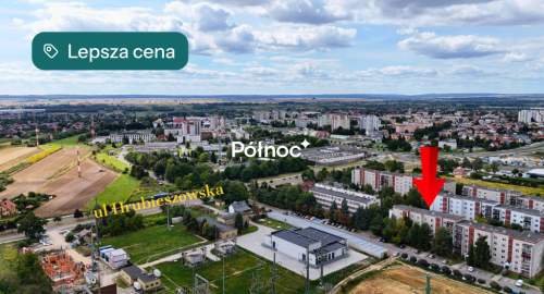 Przestronne mieszkanie 73 m parter balkon