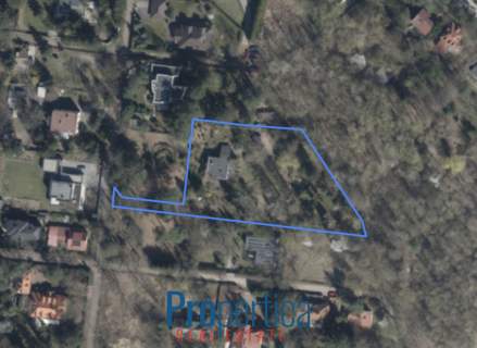 Piękny Ogród - działka w Konstancinie plus dom
