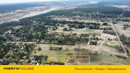Działki 1100 m blisko jeziora i rzeki