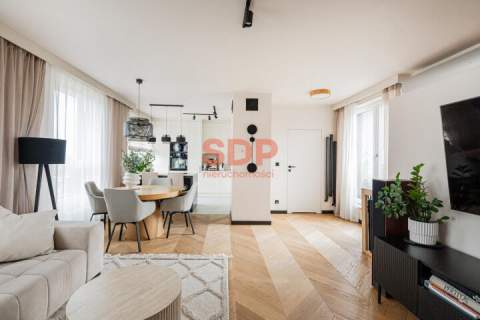 Taras 80 m2 na dachu Pełne światła 4 pok z balkonem