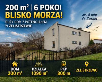 Dom 200 m Blisko Zatoki Działka 1090 m 