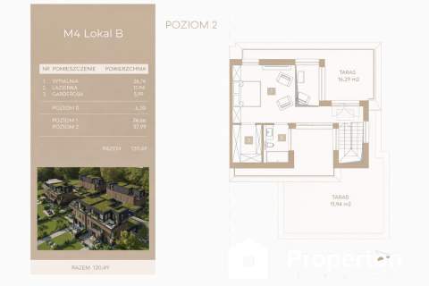 Apartament z tarasami Wola Justowska