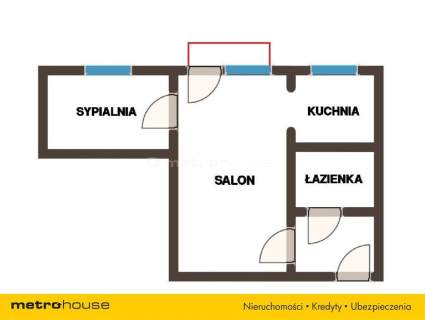 Świetne 2 pokoje, 1 piętro Balkon z widokiem