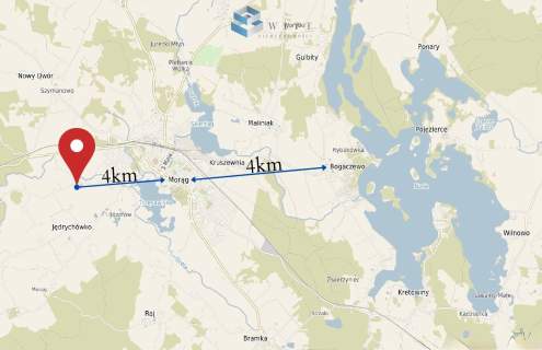 Działka 1200 m z fundamentami projekt 98 m 