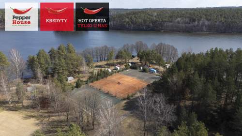 Jezioro Garczyn działka z 4 domkami po 20,45m2