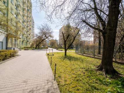 2 pokoje z balkonem Saska Kępa Międzynarodowa Widok na