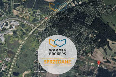 Działka z pozwoleniem na budowę Klebark Mały
