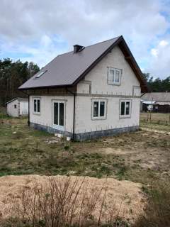 Dom nowy do wykończenia na działce 2394m w otulinie lasu