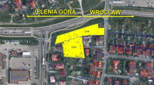 Sprzedam działkę usługową. Najlepsza w okolicy