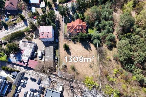 Działka 1308m2, Milanówek