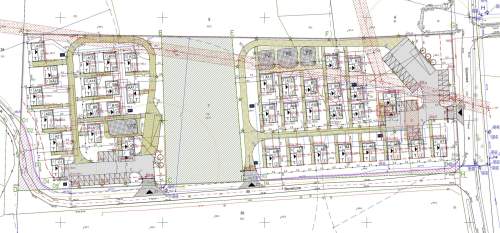 Działka z projektem i aktywnym pozwoleniem budowlanym
