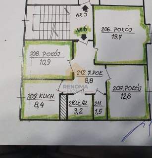 3-pokojowe mieszkanie 65,3 m , Centrum Świdnicy 