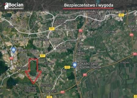 Płaska, uzbrojona świetnie zlokalizowana działka