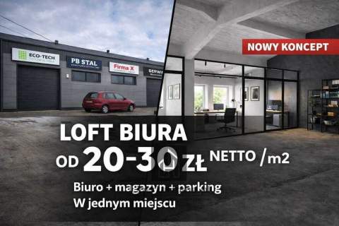 NOWE Loftowe Biura z Magazynem Start projektu 