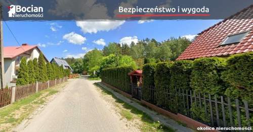 Działka blisko lasu z rozpoczętą budową Trąbki