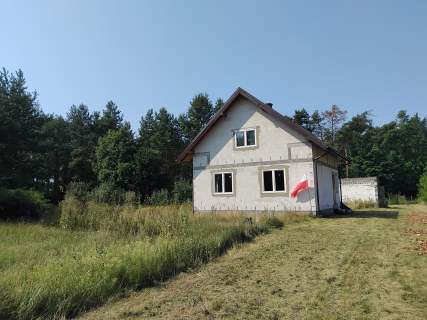 Dom nowy do wykończenia na działce 2394m w otulinie lasu