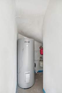Bliźniak z pompą ciepła na działce 332m2