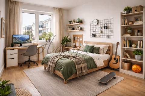 Nowoczesny Apartament 54,75 m 3 Pokoje Balkon