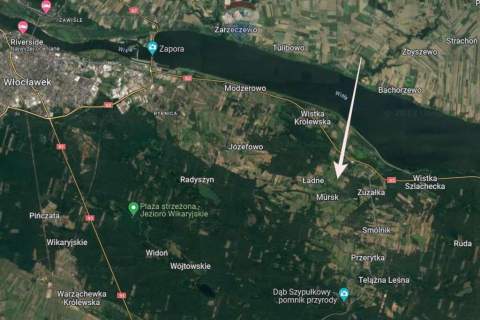 Działka 1398m2 z warunkami zabudowy, gm.Włocławek