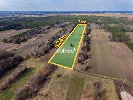 Działka rolna ponad 4,4 Ha w Małaczewiczach Dużych