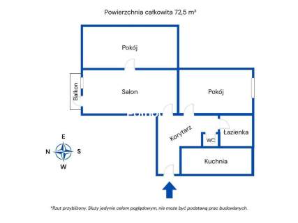 Na sprzedaż przestronne M4 przy gmachu w bloku