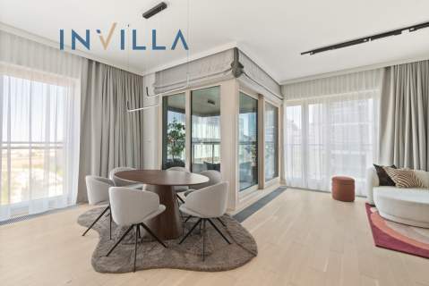Nowoczesny apartament w Mennica Residence, centrum